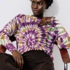 Promod Pull tie dye Femme - Imprimé multicolore Imprimémulticolore Cheap