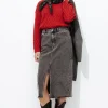 Promod Pull torsadé col rond Femme - Rouge Fashion