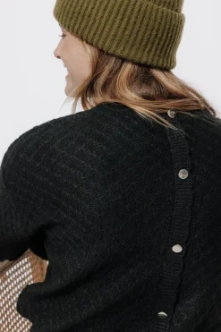 Promod Pull torsadé col rond Femme - Noir Store
