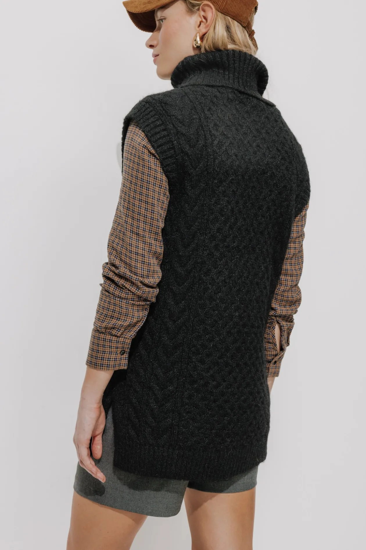 Promod Pull-tunique col roulé Femme - Noir Cheap