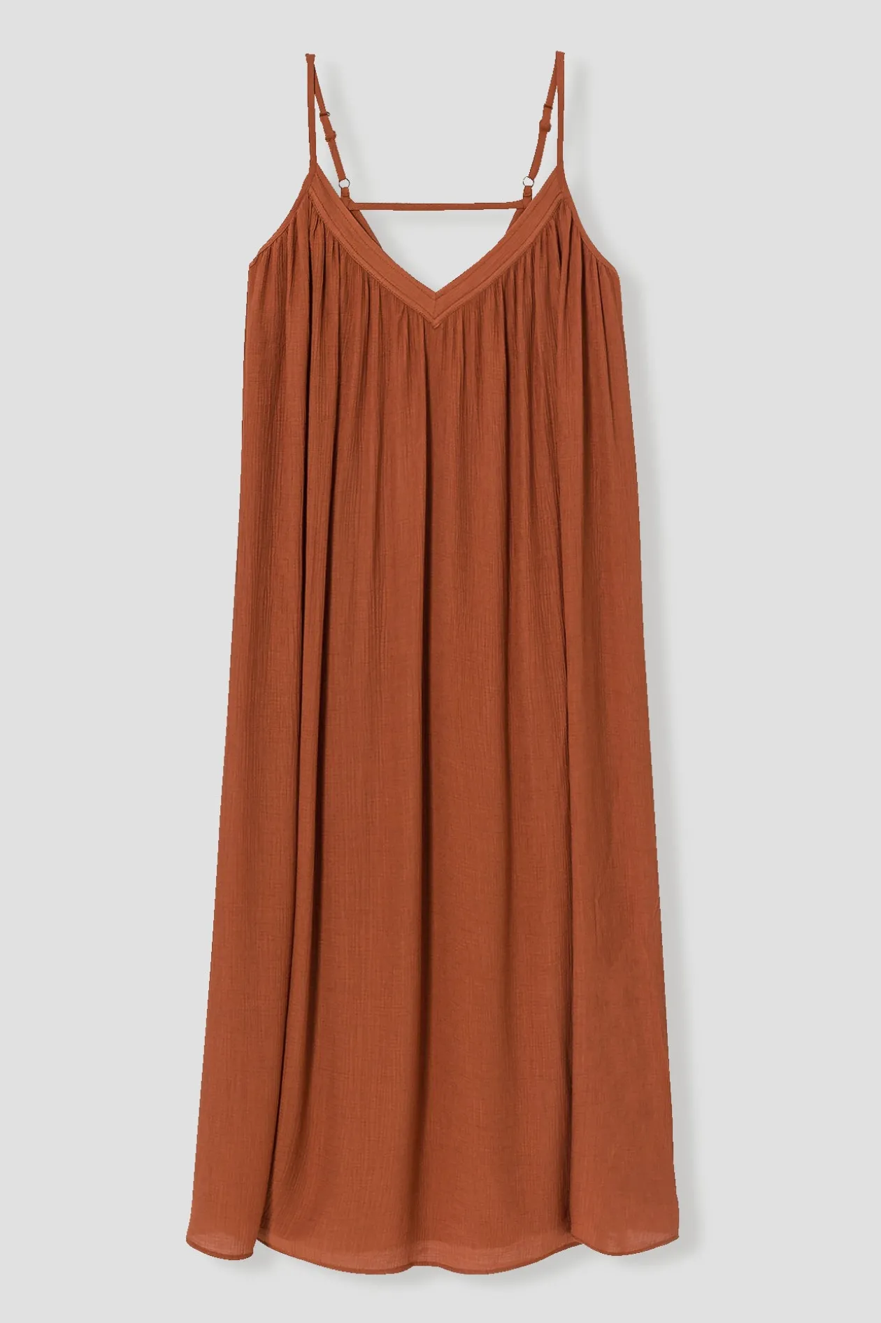 Promod Robe à bretelles Femme - Terre de sienne Terredesienne Fashion