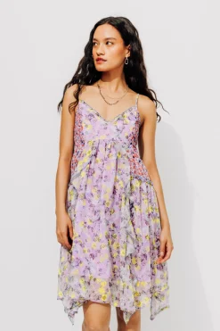 Promod Robe à fleurs Femme - Imprimé multicolore Imprimémulticolore Sale
