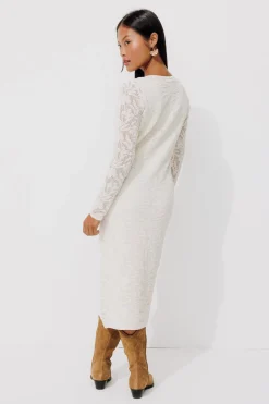 Promod Robe au crochet Femme - Ecru Online