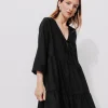 Promod Robe baby doll nouettes - Noir Clearance