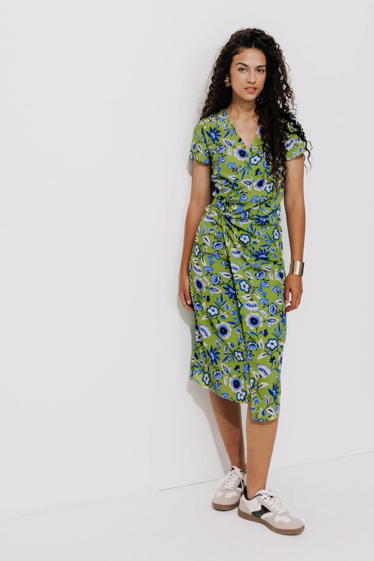 Promod Robe cache-cœur imprimée Femme - Imprimé multicolore Imprimémulticolore Discount
