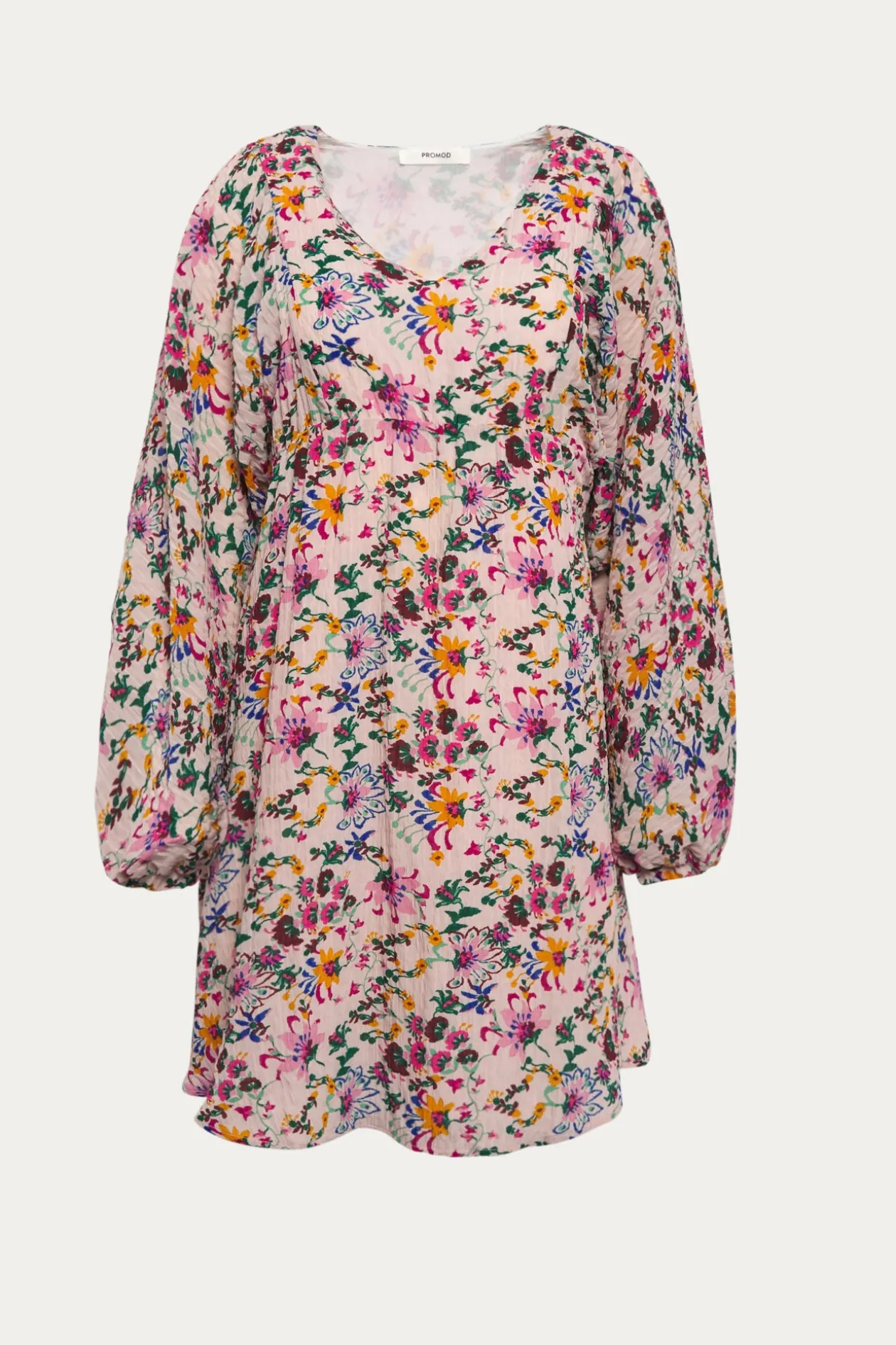 Promod Robe courte à fleurs Femme - Imprimé écru Impriméécru Hot