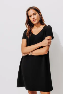 Promod Robe courte détail dentelle - Noir Clearance