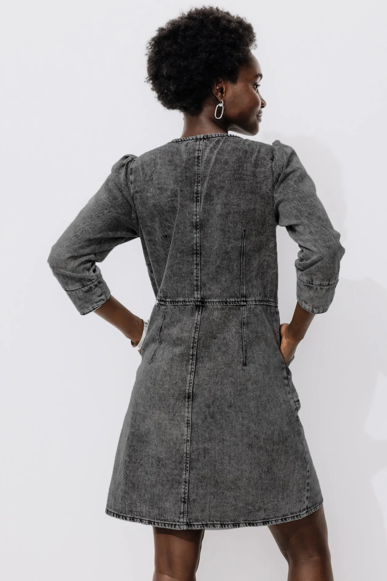 Promod Robe courte en jean Femme - Jeans gris Jeansgris New
