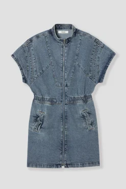 Promod Robe courte en jean Femme - Jean moyen Jeanmoyen Online