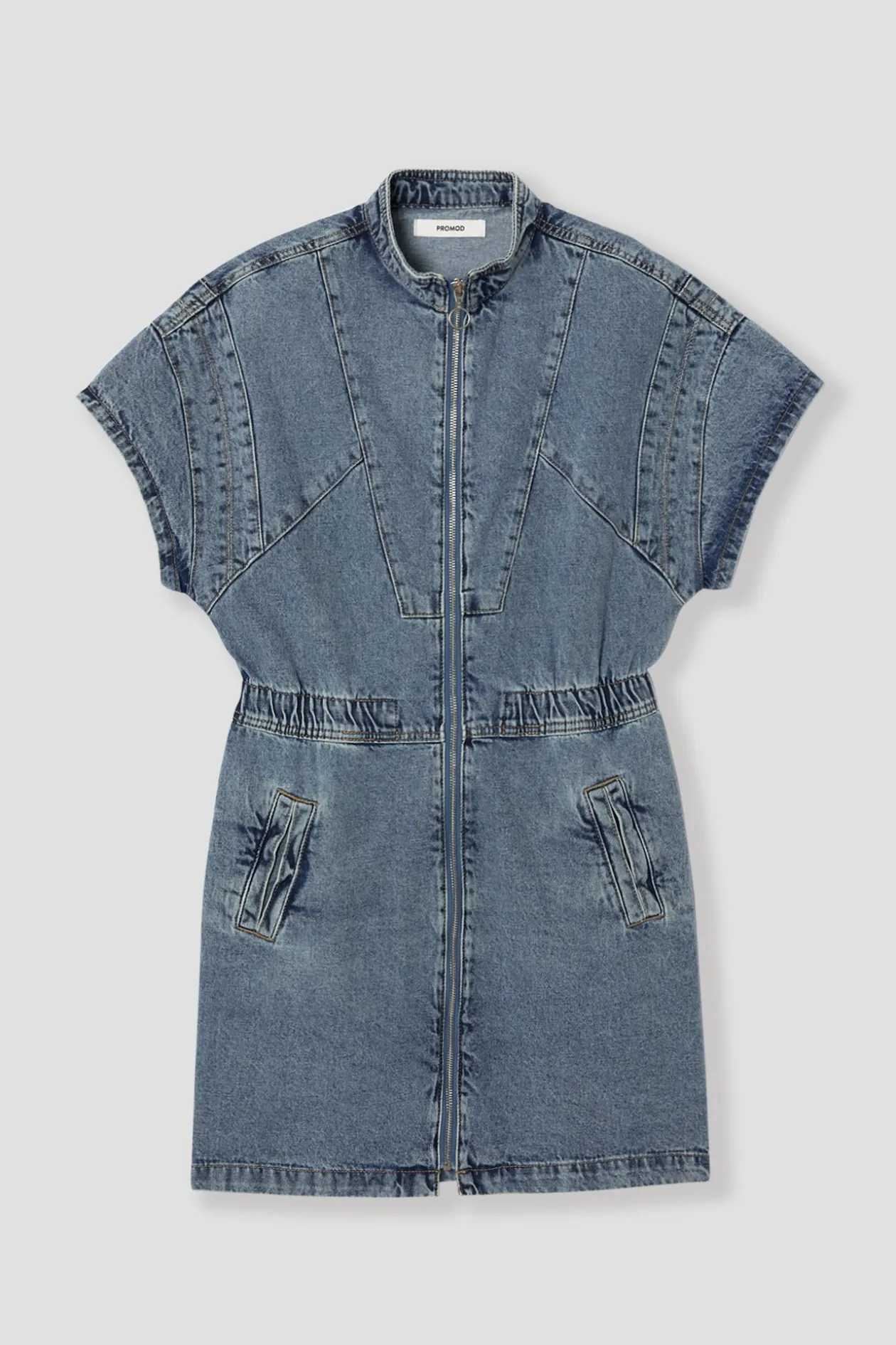 Promod Robe courte en jean Femme - Jean moyen Jeanmoyen Online