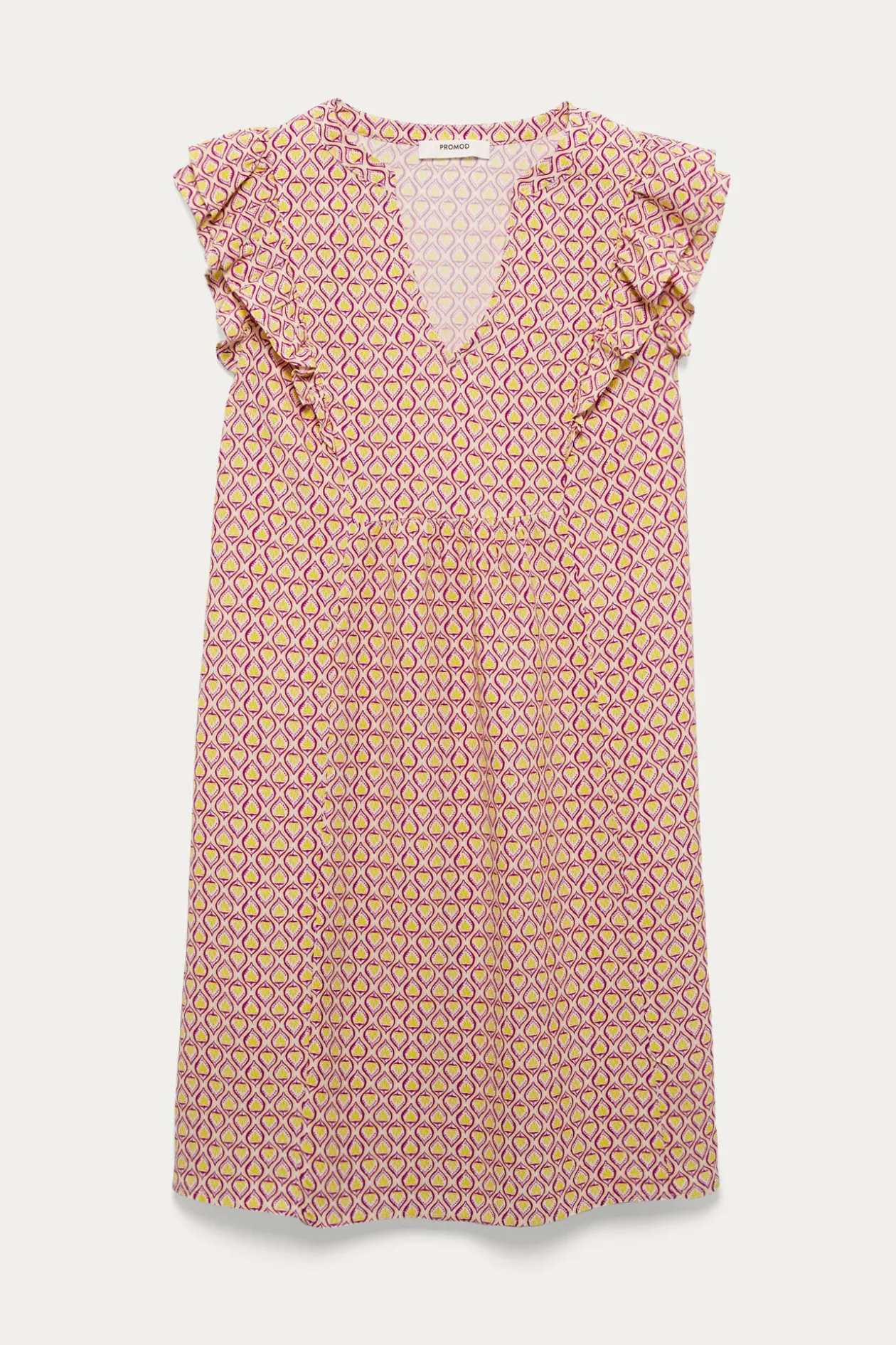 Promod Robe courte Femme - Imprimé cassis Imprimécassis Shop