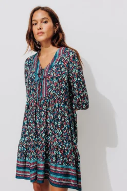 Promod Robe courte imprimée Femme - Imprimé multicolore Imprimémulticolore Cheap