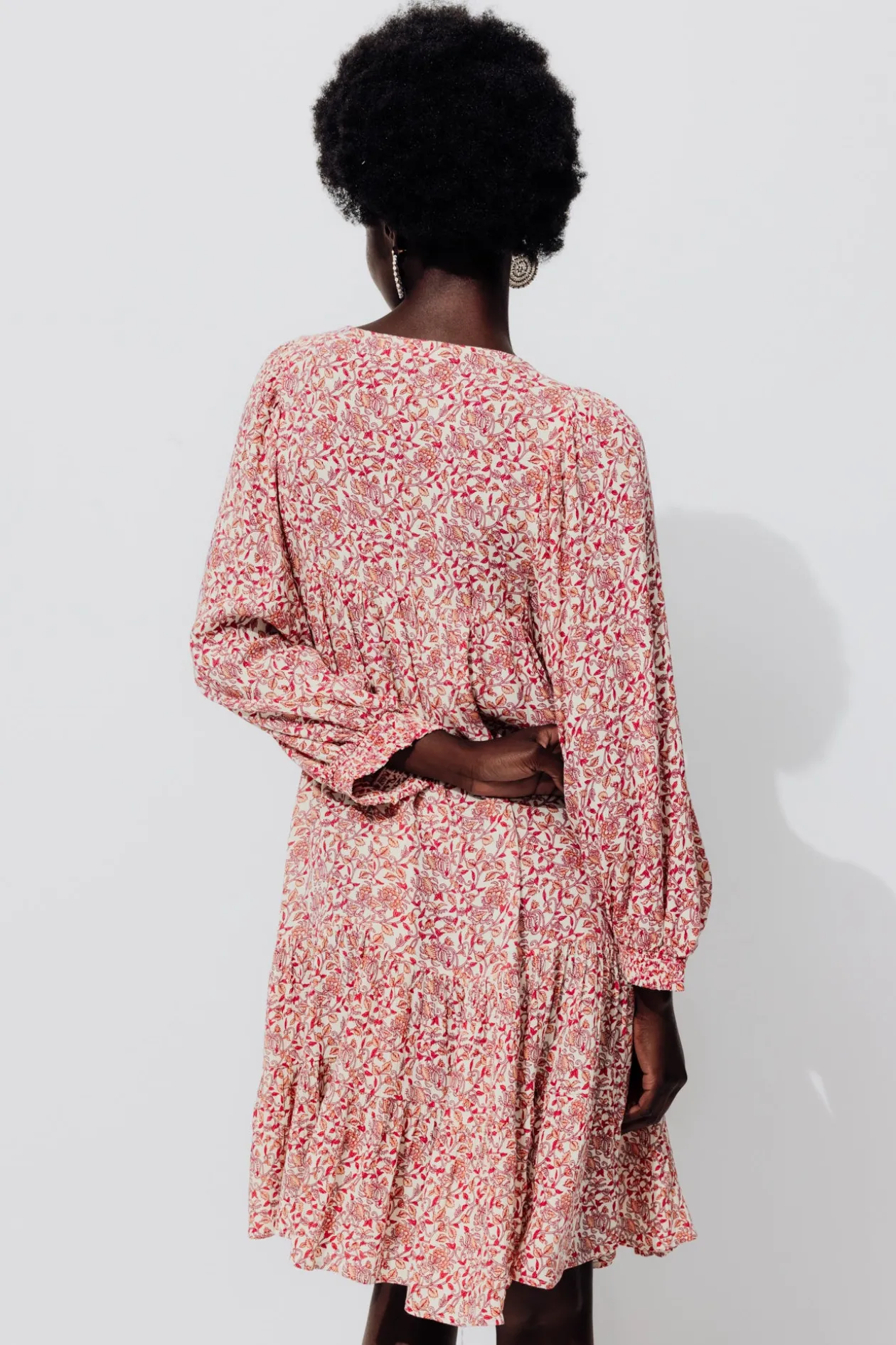 Promod Robe courte imprimée Femme - Imprimé écru Impriméécru Fashion