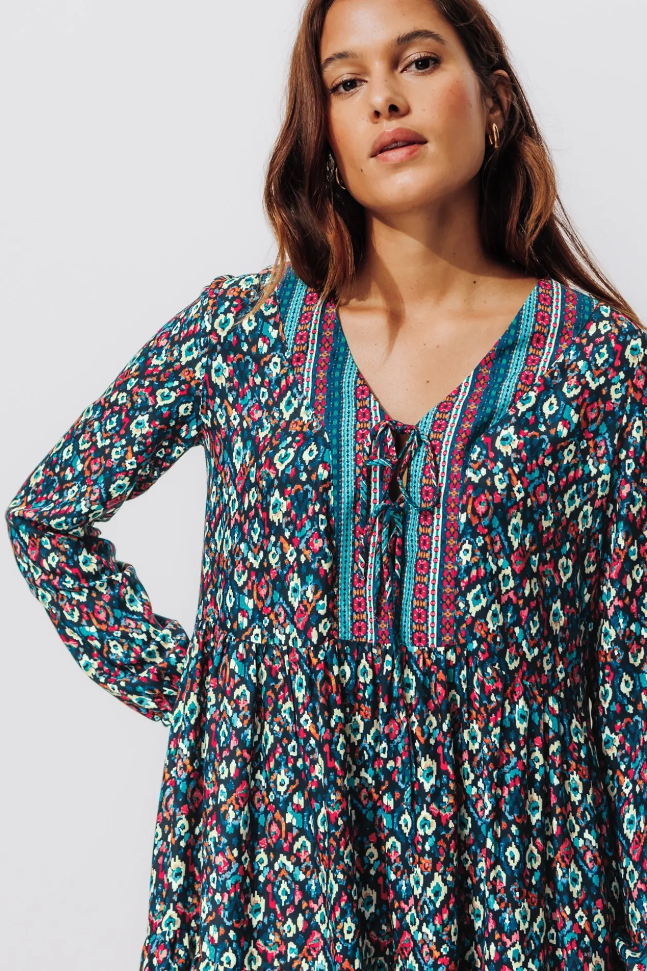 Promod Robe courte imprimée Femme - Imprimé multicolore Imprimémulticolore Cheap