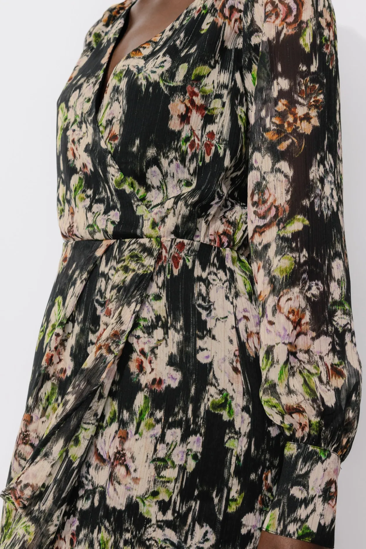 Promod Robe courte imprimée Femme - Imprimé noir Impriménoir Outlet