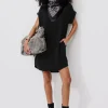 Promod Robe courte manches courtes - Noir Store