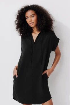 Promod Robe courte manches courtes - Noir Store