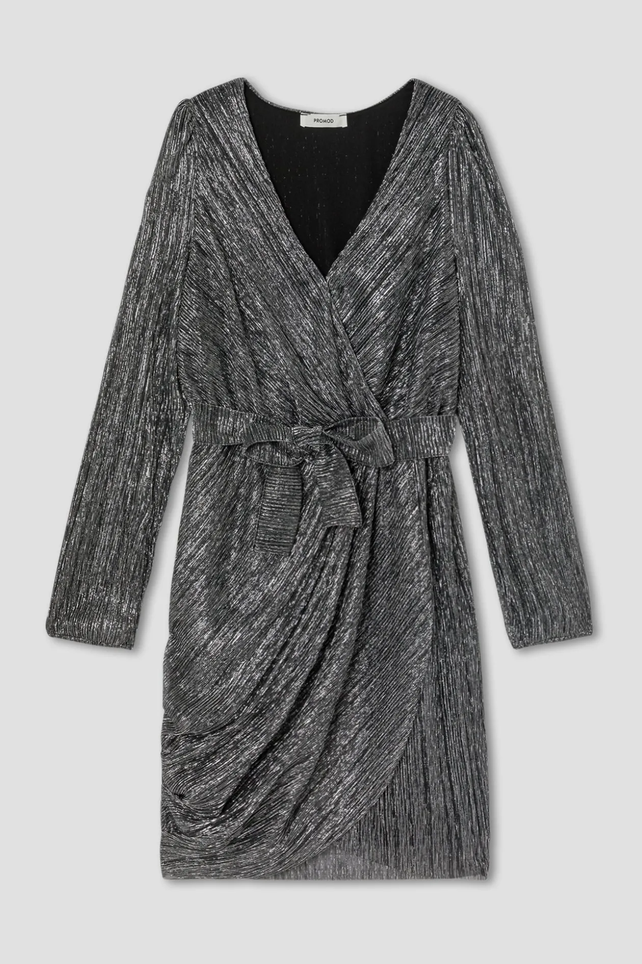 Promod Robe courte pailletée Femme - Argent Flash Sale