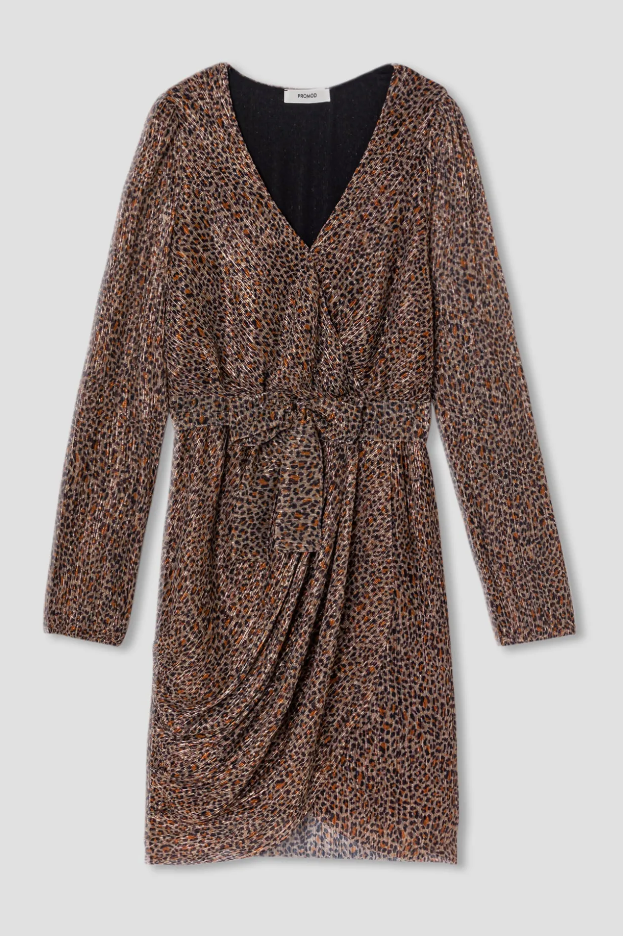 Promod Robe courte pailletée leopard - Imprimé multicolore Imprimémulticolore Best Sale