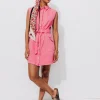 Promod Robe courte sans manches - Rose Fashion
