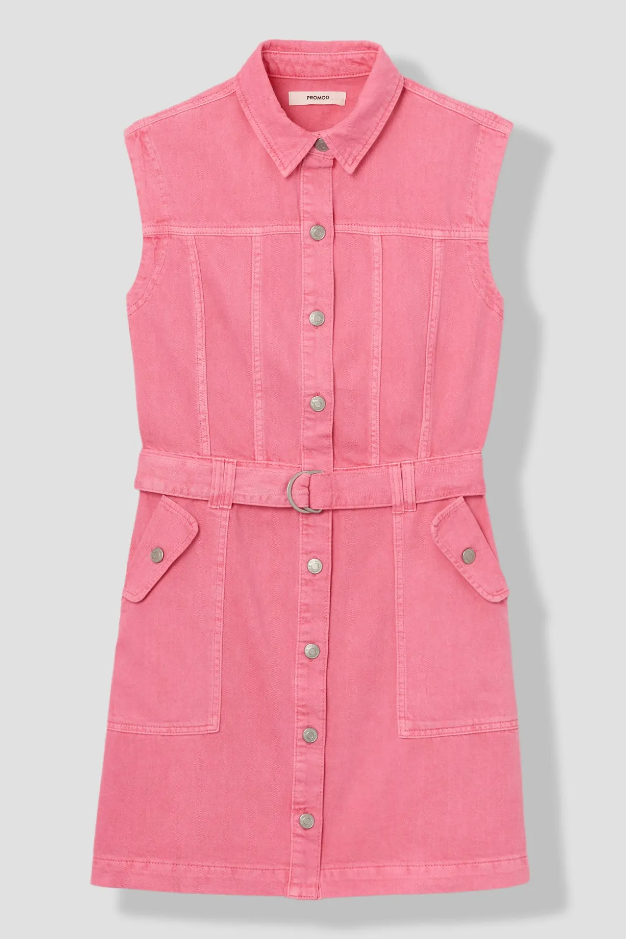 Promod Robe courte sans manches - Rose Fashion