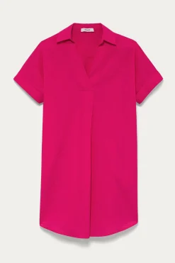 Promod Robe courte unie Femme - Framboise Discount