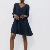 Promod Robe courte unie Femme - Rayé cerise Rayécerise Hot