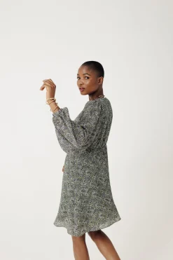 Promod Robe courte évasée Femme - Imprimé multicolore Imprimémulticolore Online