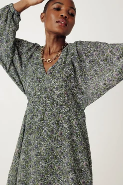 Promod Robe courte évasée Femme - Imprimé multicolore Imprimémulticolore Online