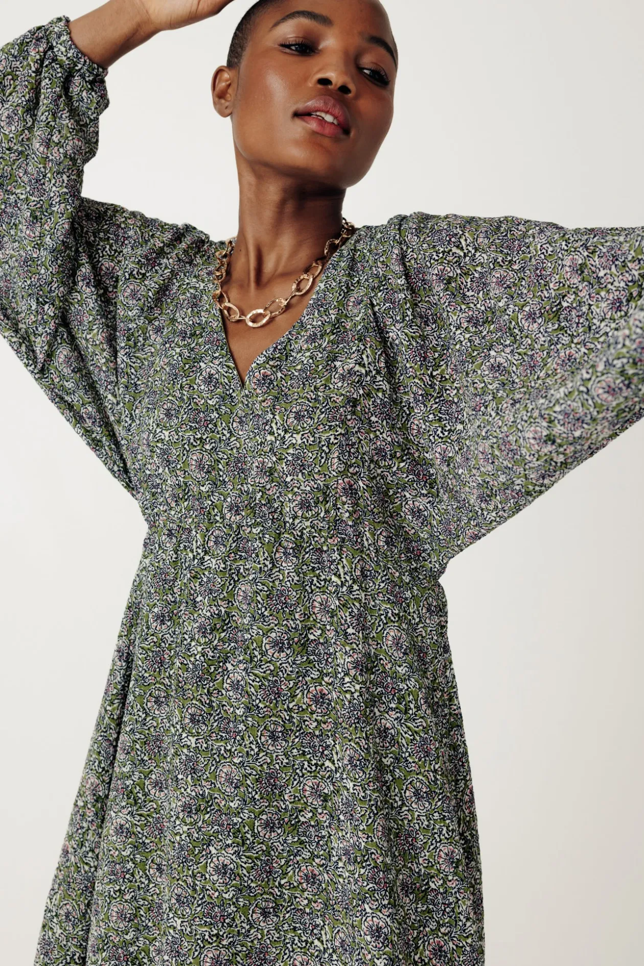 Promod Robe courte évasée Femme - Imprimé multicolore Imprimémulticolore Online