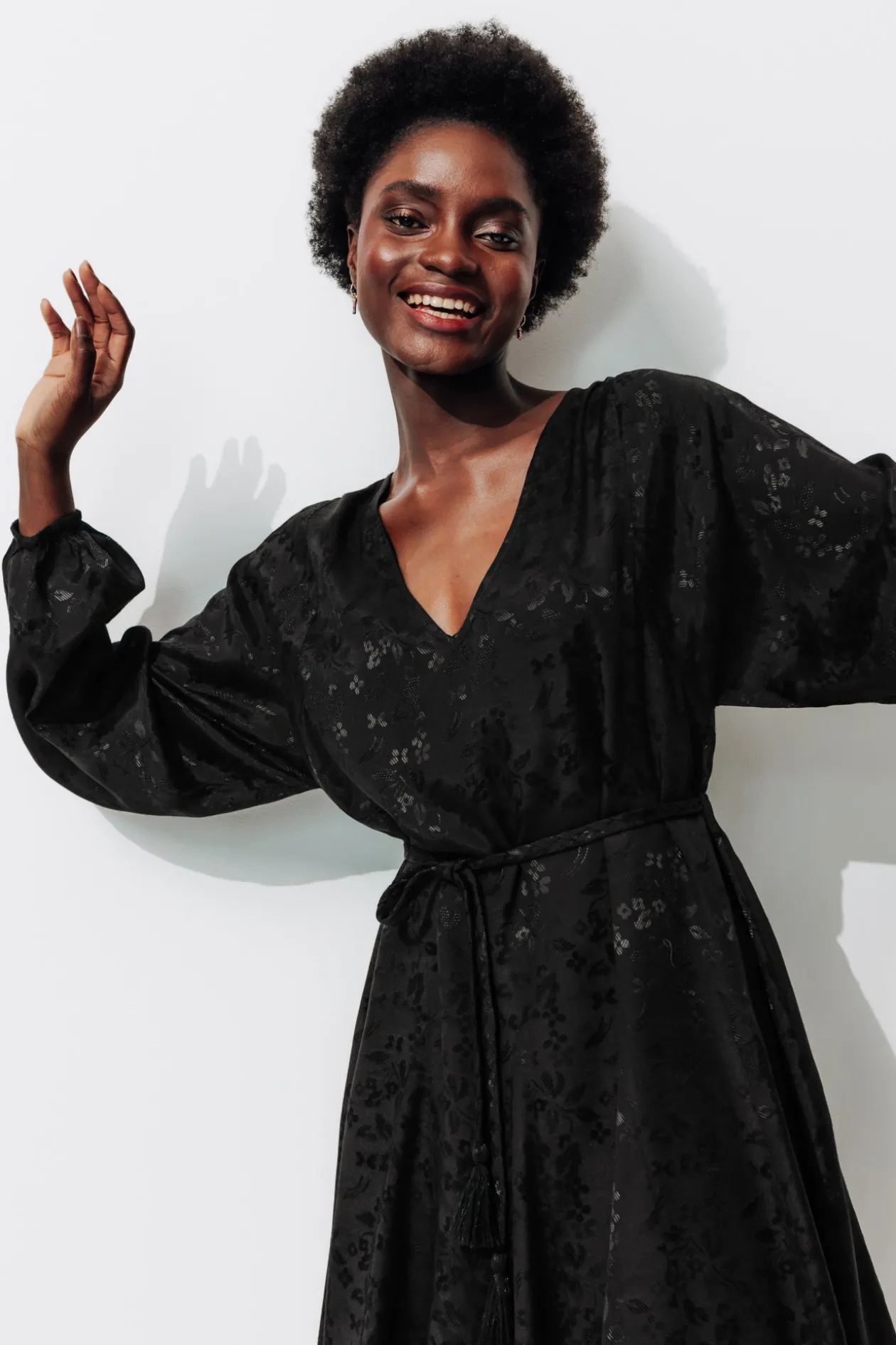 Promod Robe courte évasée Femme - Noir Flash Sale