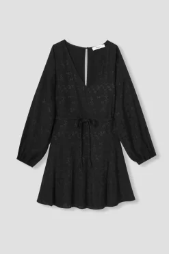 Promod Robe courte évasée Femme - Noir Flash Sale