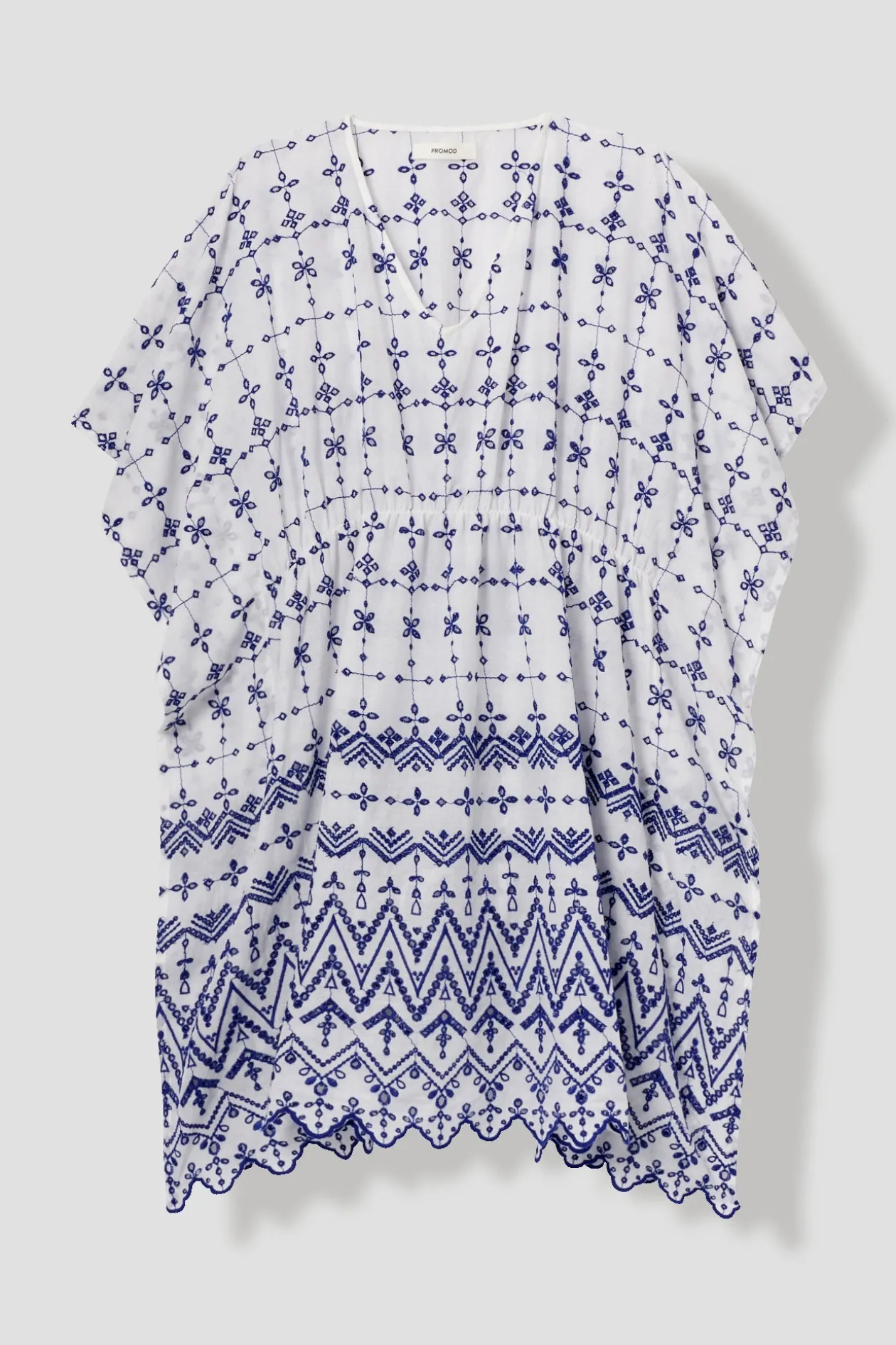 Promod Robe de plage brodée Femme - Bleu New