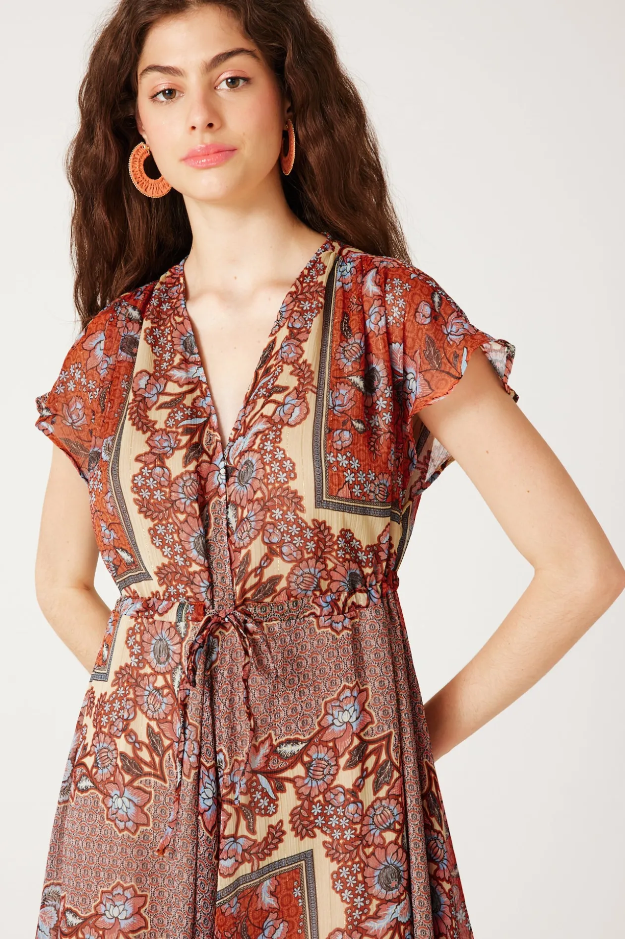 Promod Robe ELEONOR imprimée - Imprimé écru Impriméécru New