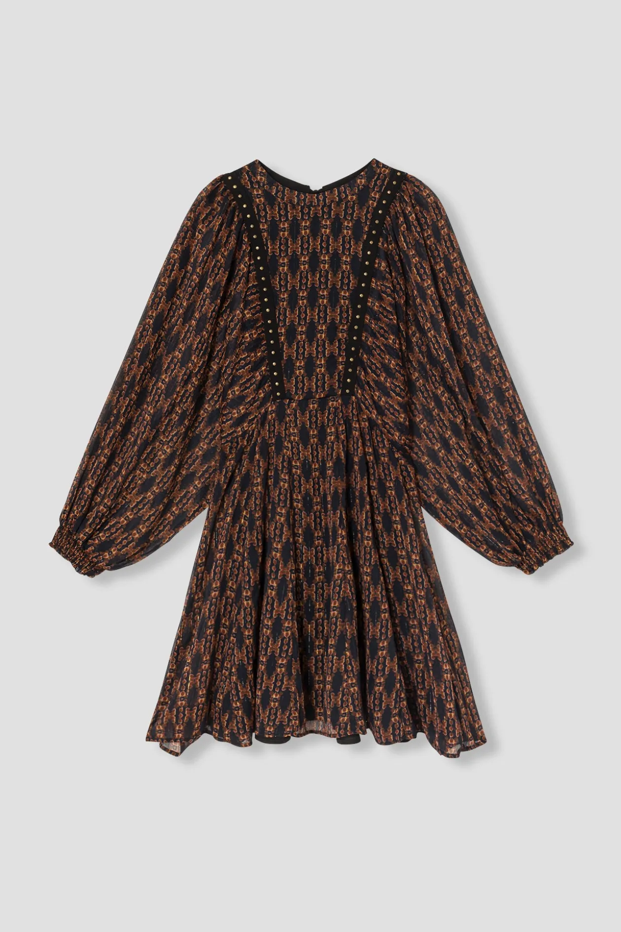 Promod Robe en voile imprimé Femme - Imprimé noir Impriménoir Online