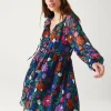 Promod Robe imprimée éco-conçue - Imprimé marine Imprimémarine Discount