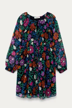 Promod Robe imprimée éco-conçue - Imprimé marine Imprimémarine Discount