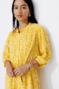 Promod Robe imprimée Femme - Imprimé ocre Impriméocre Online