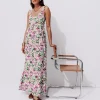 Promod Robe longue à bretelles Femme - Imprimé multicolore Imprimémulticolore Store