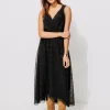 Promod Robe longue à bretelles Femme - Noir Best Sale
