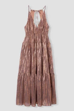Promod Robe longue à fines bretelles - Vieux rose Vieuxrose Store