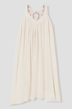 Promod Robe longue crochet dos - Ecru Fashion