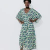 Promod Robe longue imprimée Femme - Imprimé écru Impriméécru Cheap