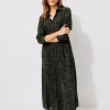 Promod Robe longue imprimée Femme - Imprimé kaki Imprimékaki Sale