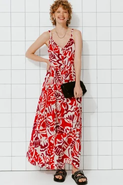 Promod Robe longue imprimée Femme - Imprimé écru Impriméécru Clearance