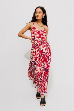 Promod Robe longue imprimée Femme - Imprimé écru Impriméécru Clearance