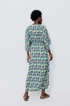 Promod Robe longue imprimée Femme - Imprimé écru Impriméécru Cheap