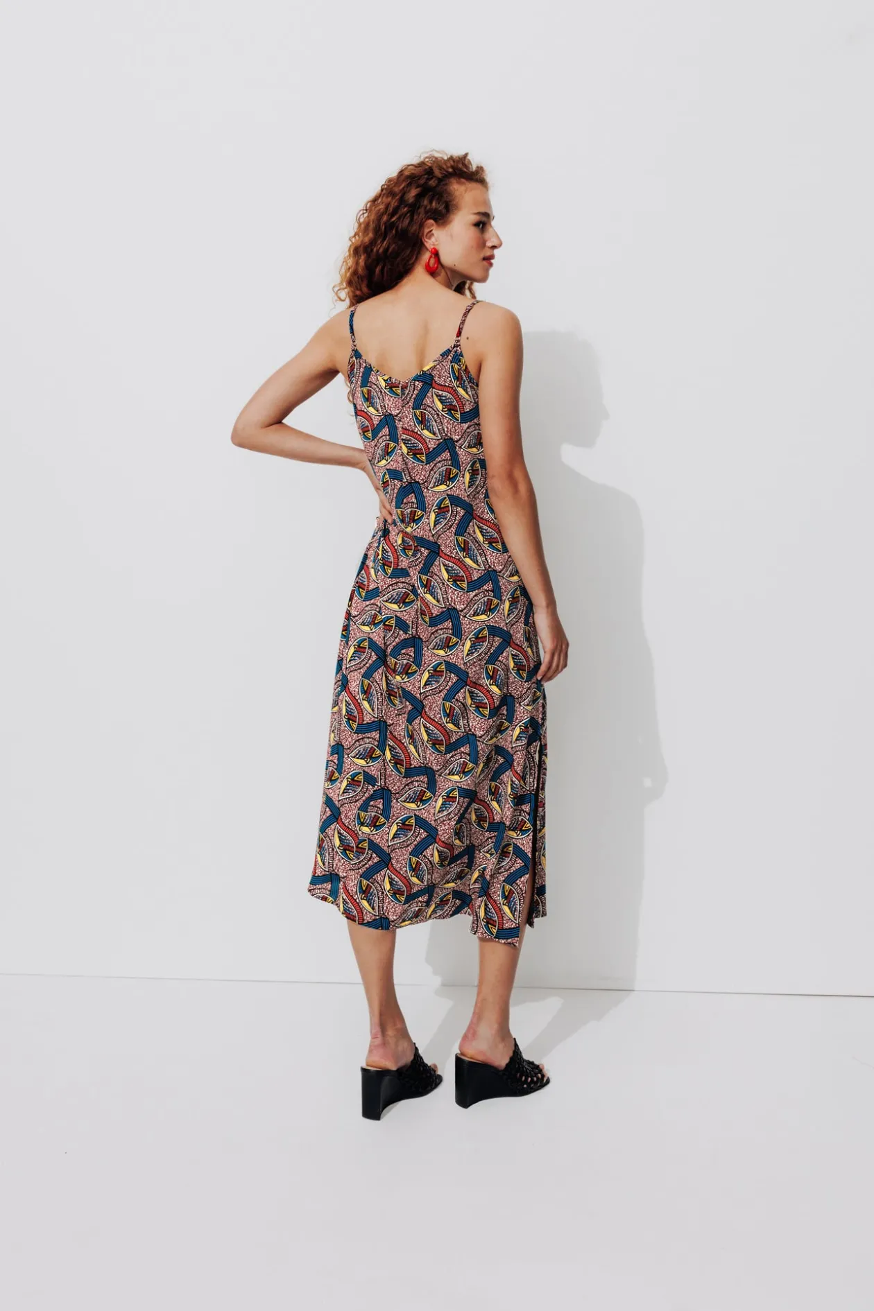 Promod Robe longue imprimée Femme - Imprimé multicolore Imprimémulticolore Hot