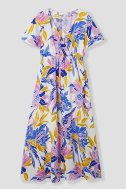 Promod Robe longue imprimée Femme - Imprimé écru Impriméécru Store