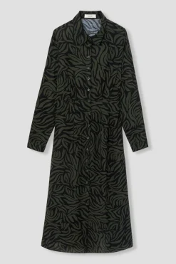 Promod Robe longue imprimée Femme - Imprimé kaki Imprimékaki Sale